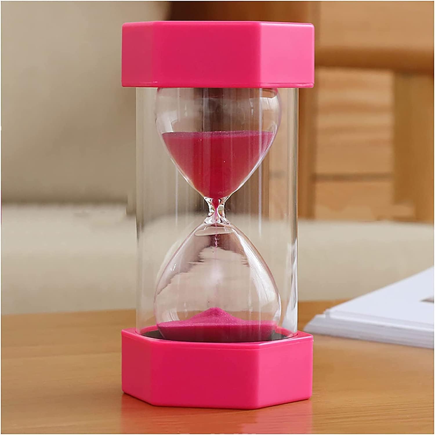 Temporizador de reloj de arena, asistente de gestión del tiempo, temporizador de reloj de arena for niños, 15/20/30/60 minutos, temporizador de cocina, gestión del tiempo for niños, aula, juegos, ofic