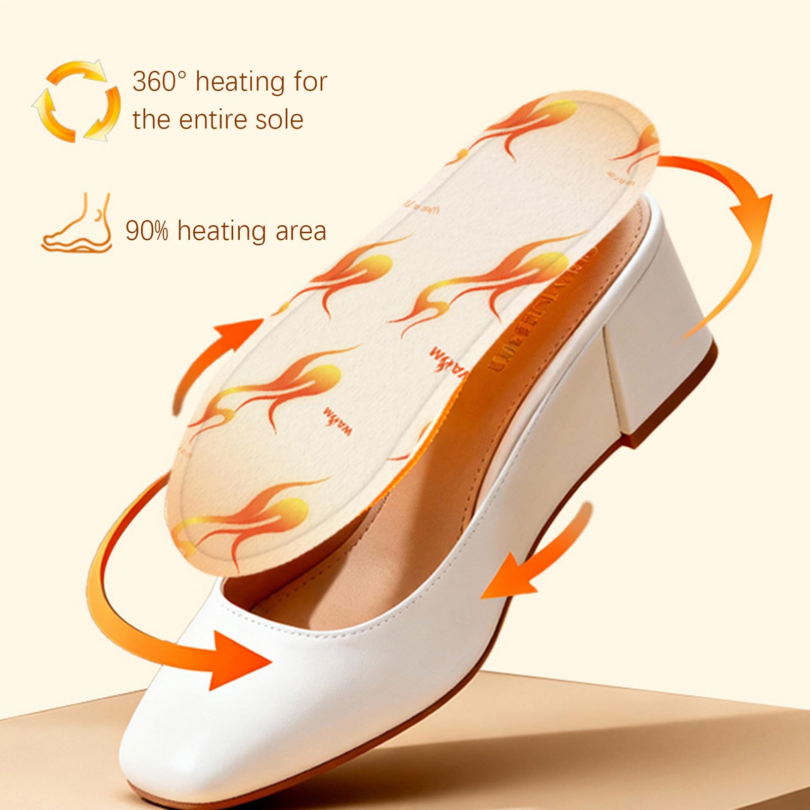 Semelles Intérieures Chauffantes 10 Paires Thermiques Respirables | Semelles d'Hiver pour Chaussures Chauffe-Pieds Pour Femmes Hommes Randonnée Pêche Camping Travail Intérieur