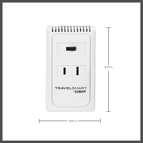 Miniatura 3 de Adaptador de corriente de Travel Smart, conversor de 1875 vatios con interruptor de selección altobajo, TS1875CKN, talla única , Blanco, 1, 1