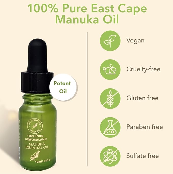 Aceite Esencial de Manuka Puro 0.33 fl oz - Orgánico miniatura 6