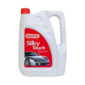 Waxpol Silky Touch Liquid Wax Polish (for High Gloss & Hydrophobic Protection) 4 LTR.