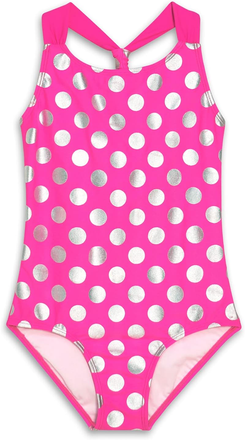 CinCili Girls One Piece Swimsuits Crossback Swimwear Beach Bathing Suit 3-14 Years