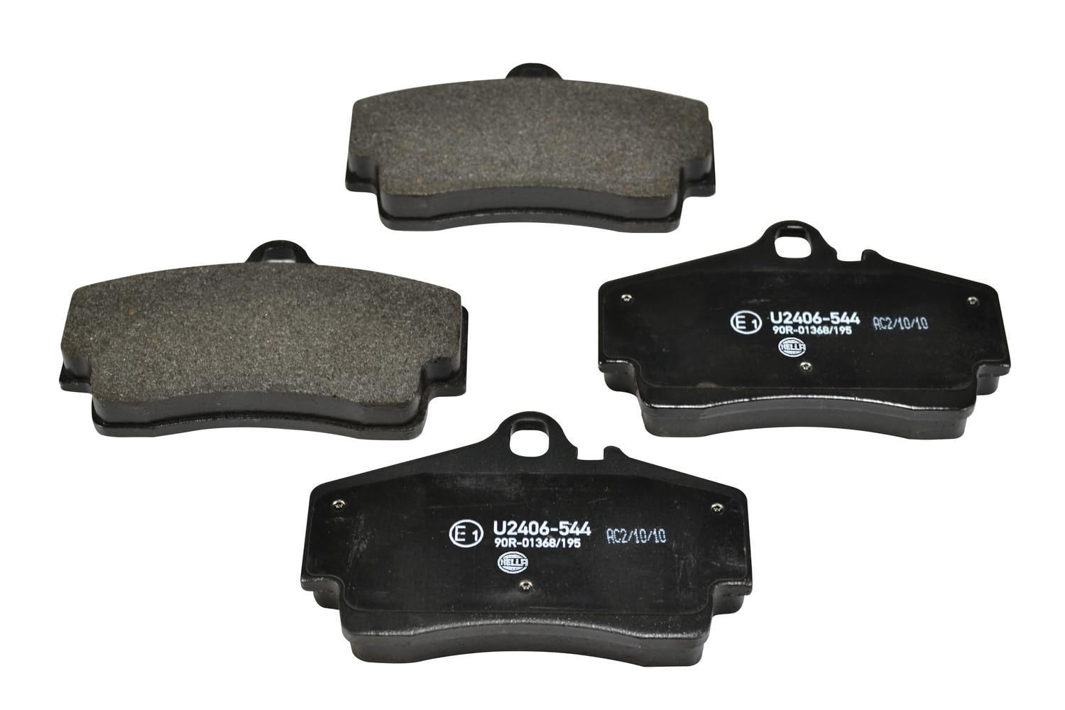 HELLA 8DB 355 018-481 Brake pad set - prepared for wear indicator - T5125 - for e.g. PORSCHE