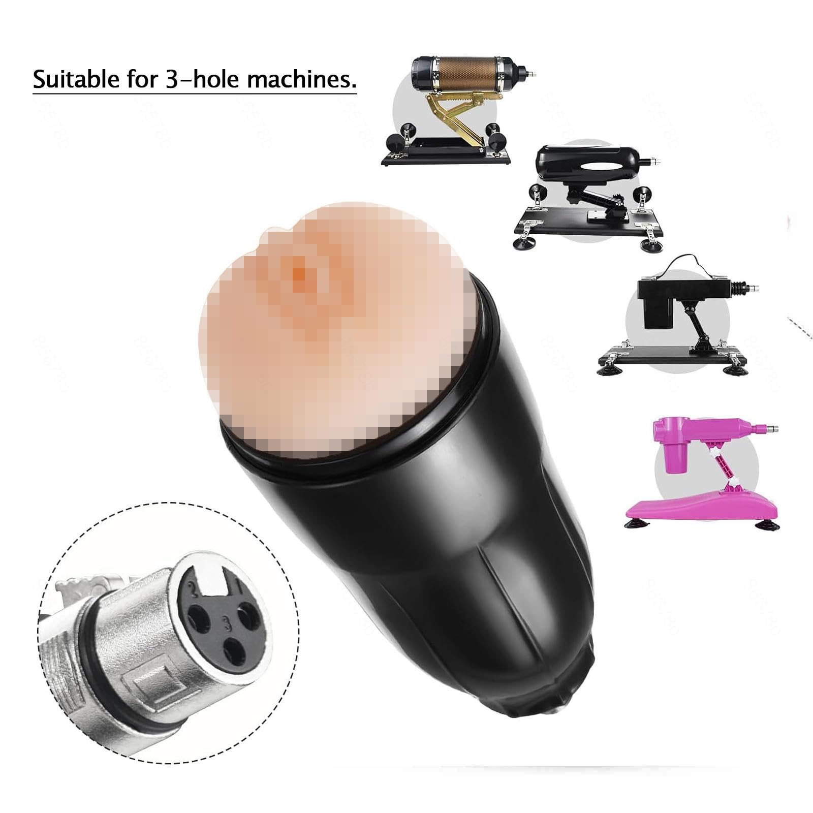 Maquina Sexuales Empuje Accesorios Adecuado Para Máquinas 3xlr, Reutilizable.,set4