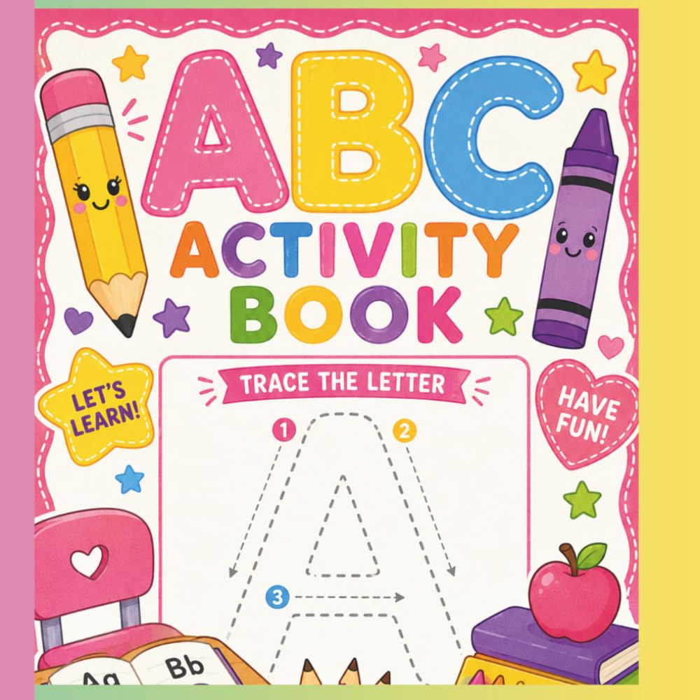 ABC Activity Book - Traceable Letters - Color Your ABC