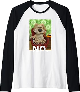 Ben is Calling Meme Dog Raglan Baseball Tee