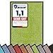 Produktbild Schmutzfangmatte Rhine | schadstoffgeprüft | waschbare & extra leistungsstarke Fußmatte | Sauberlaufmatte mit Rutschfester Rückseite | Türmatte in vielen Größen & Farben (90x150 cm, Grün)