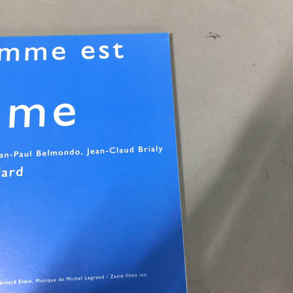ゴダール【女は女である】映画プレスシート　パンフレット　昭和 Amazon.co.jp: 映画 パンフレット Une Femme est Une Femme 女は女で