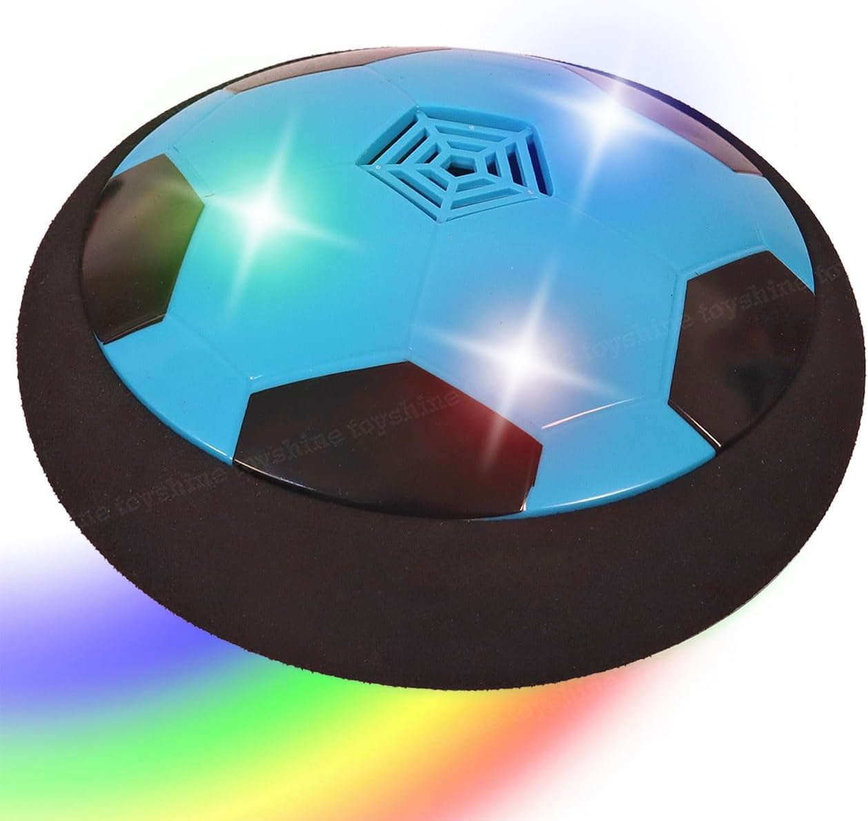 Buy Toyshine Air Power Soccer Rainbow Hover Disc Toy with Foam Bumpers