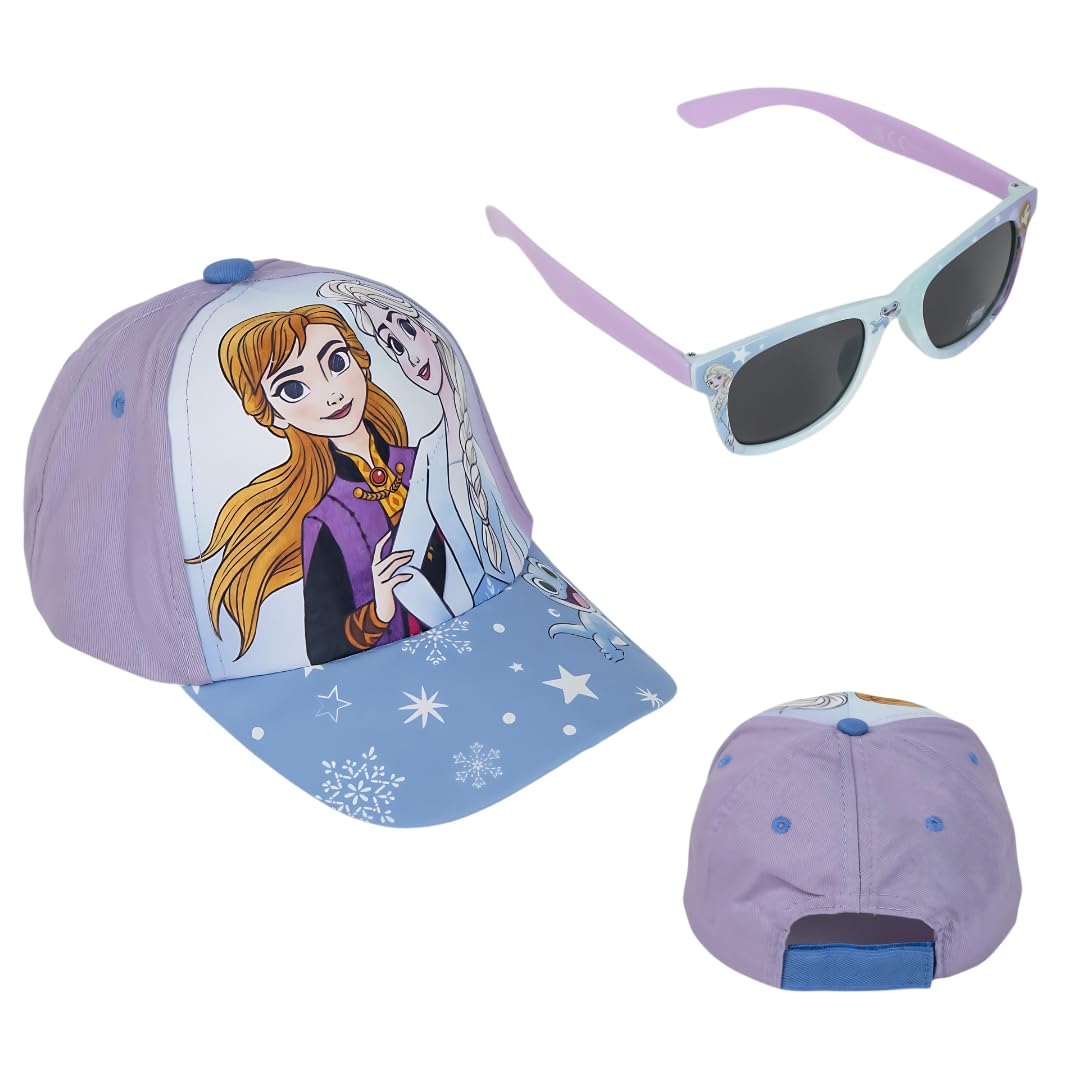 CERDÁ LIFE'S LITTLE MOMENTS Unisex Kid's Frozen Sunglasses and Hat Set, Multicolor, Standard
