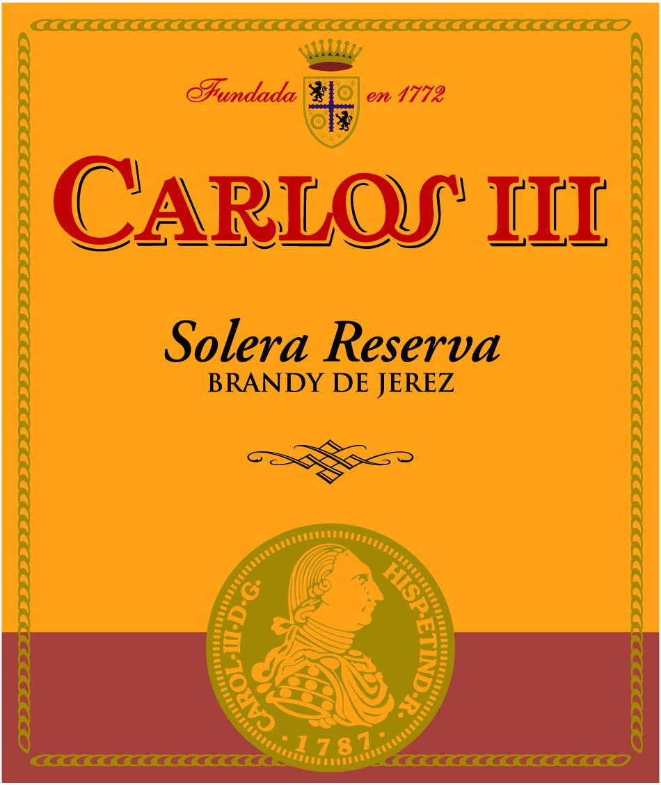 Carlos III Brandy Solera Reserva Jerez, 70cl
