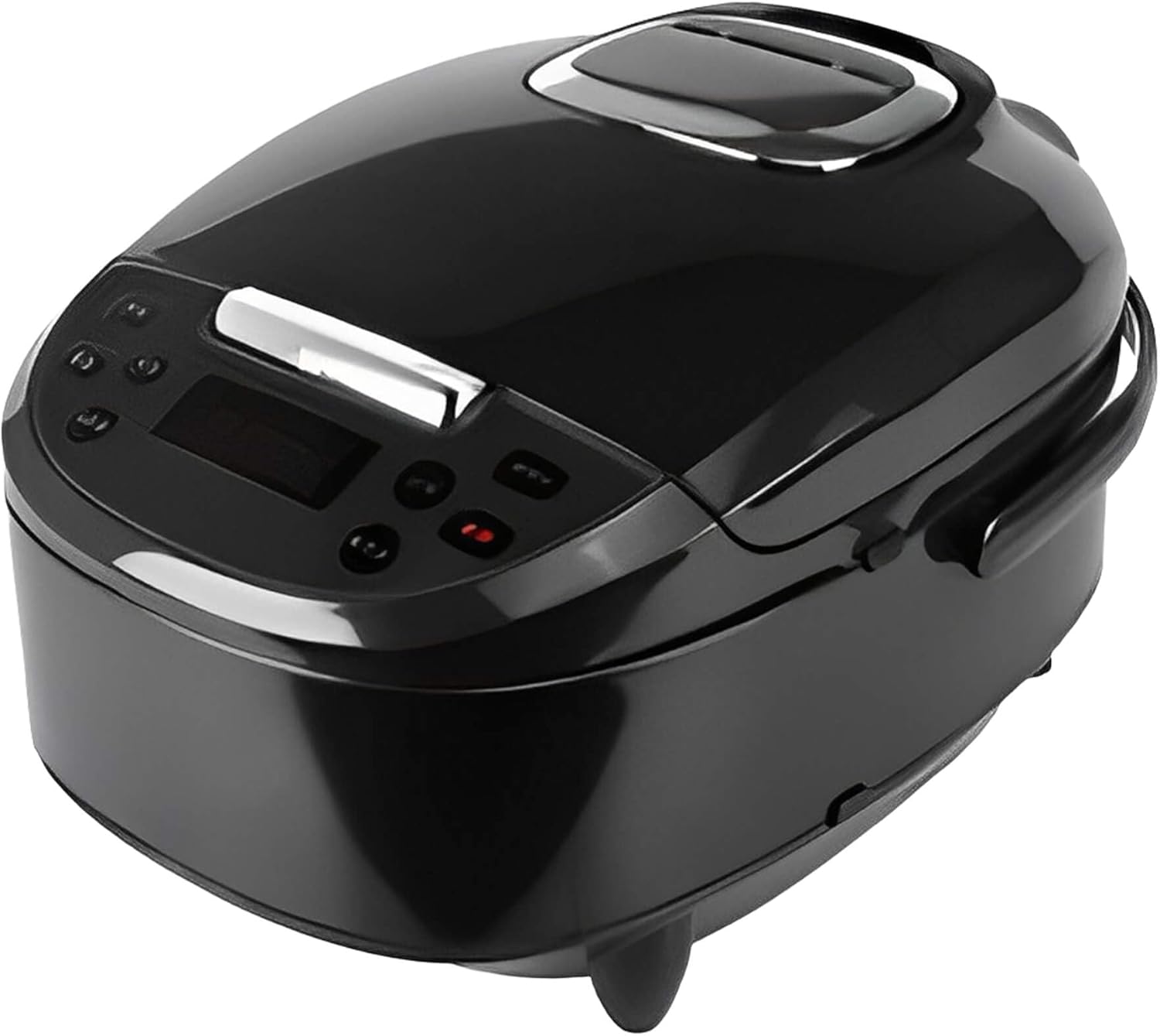 [東京Deco] 多機能炊飯器 5合炊き 炊飯ジャー 厚釜 マイコン式 ブラック 5種類メニュー(白米/早炊き/無洗米/玄米/おかゆ) 蒸し料理 予約機能 12時間保温 着脱式 丸洗い可能 一人暮らし 調理鍋 炊飯器 炊飯ジャー スチーム皿付属 d000