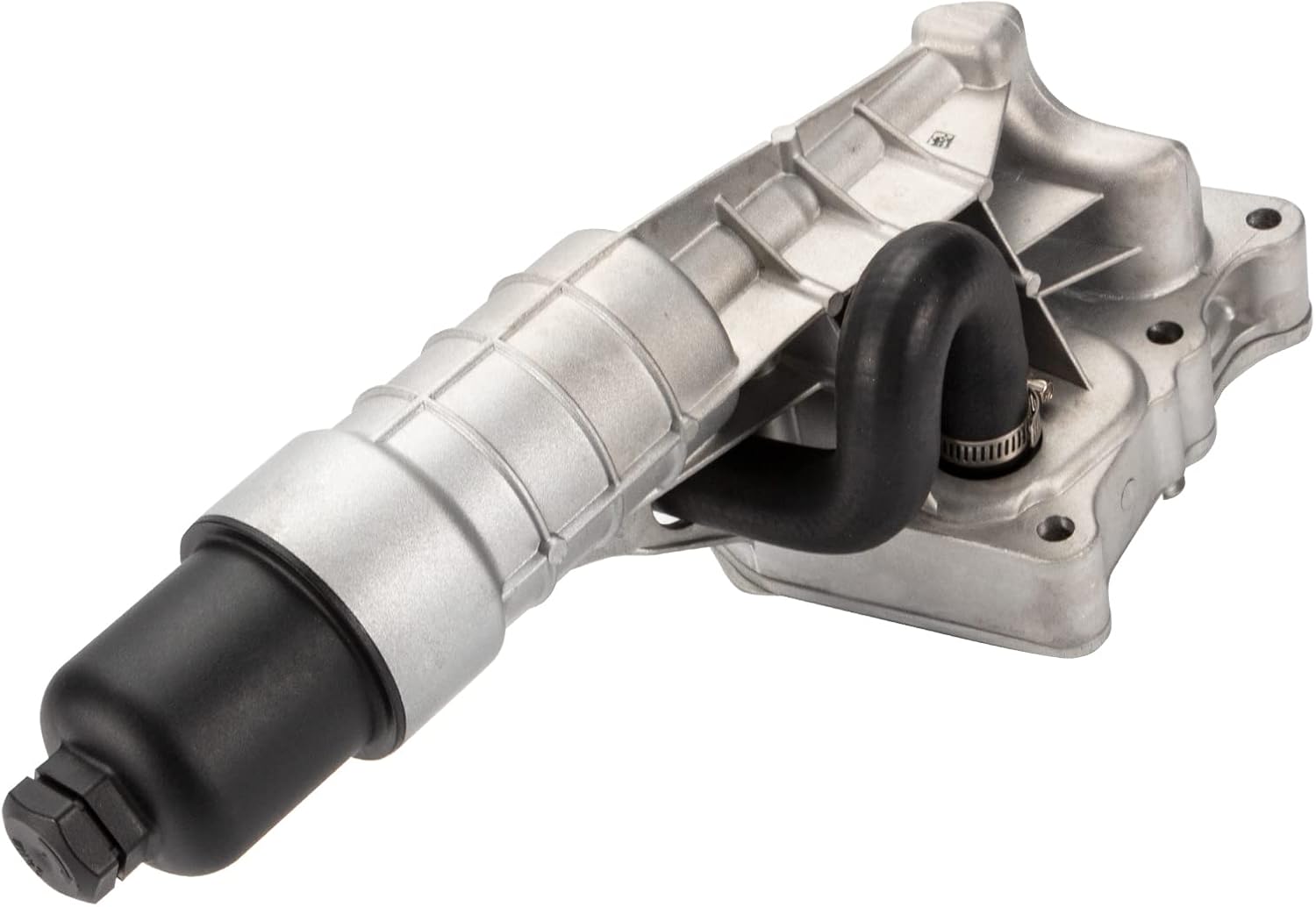 Engine Oil Cooler Filter Housing Silver Compatile with Mercedes Benz M271 W204 C250 R172 SLK250 2012 2013 2014 2015