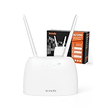 Tenda 4G07 Router 4G LTE Con SIM, Router WiFi AC1200 Dual-Band Con Slot Per Scheda SIM, 2 Antenne Esterne Rimovibili, Porta LAN, WAN, Senza configurazione