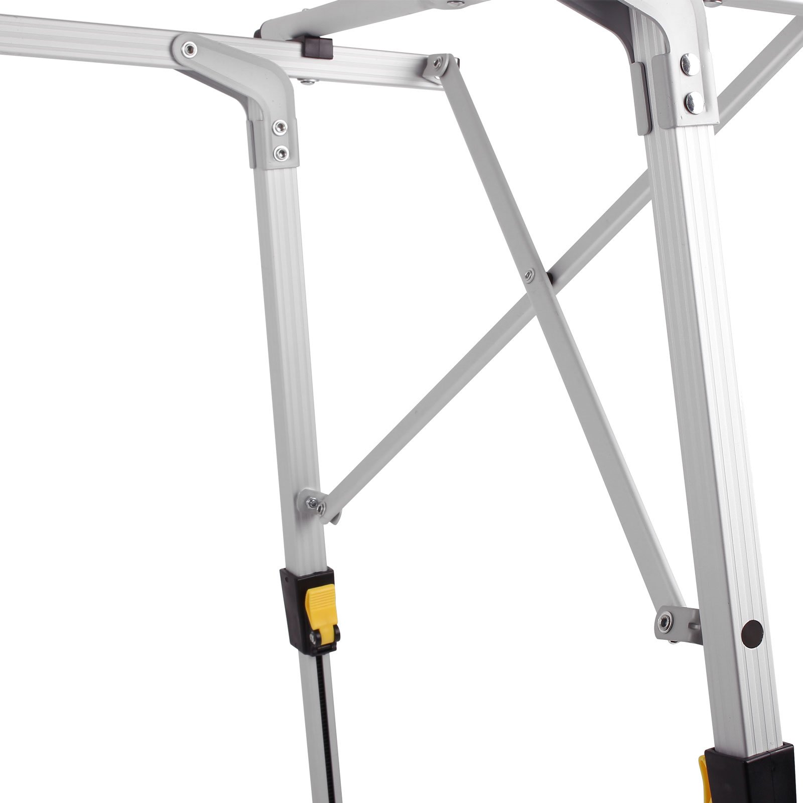Alu Rolltisch, Campingtisch Bali, Tischplatte: 90 x 60 cm, Tischhöhe: 70cm, Aluminium