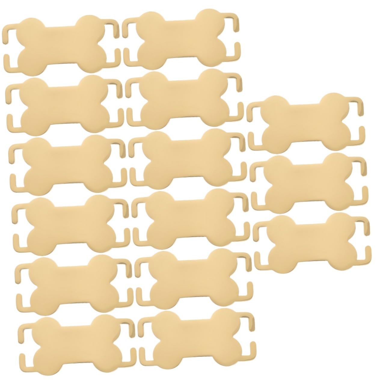 HANABASS 15stücke Titel Edelstahl Hundemarken Im Knochenformat Leere Hundetags Zum Gravieren Robuste Langlebige Haustier-identifikationsmarken Für Welpen Und Hunde