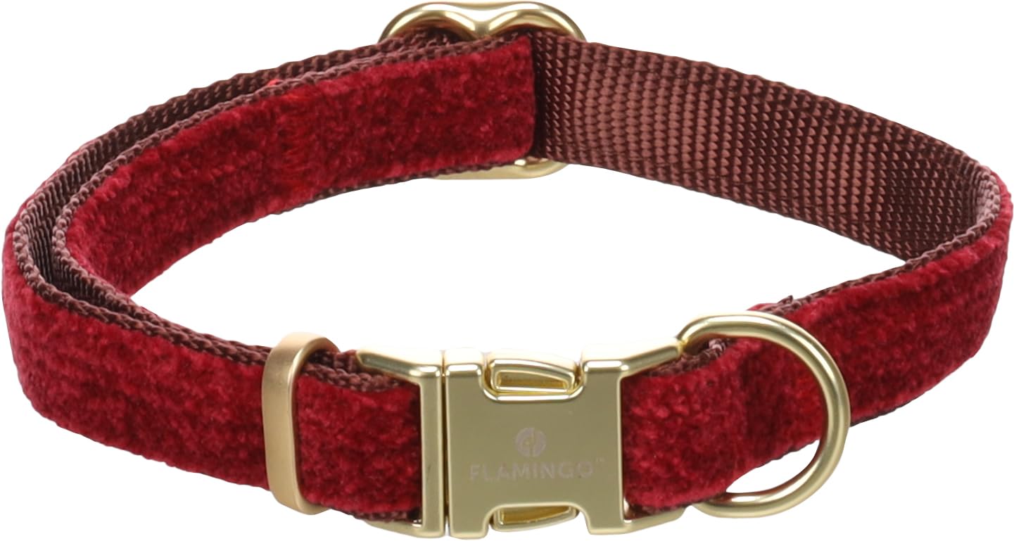 Dog Collar Saba Red S 30-45cm 15mm