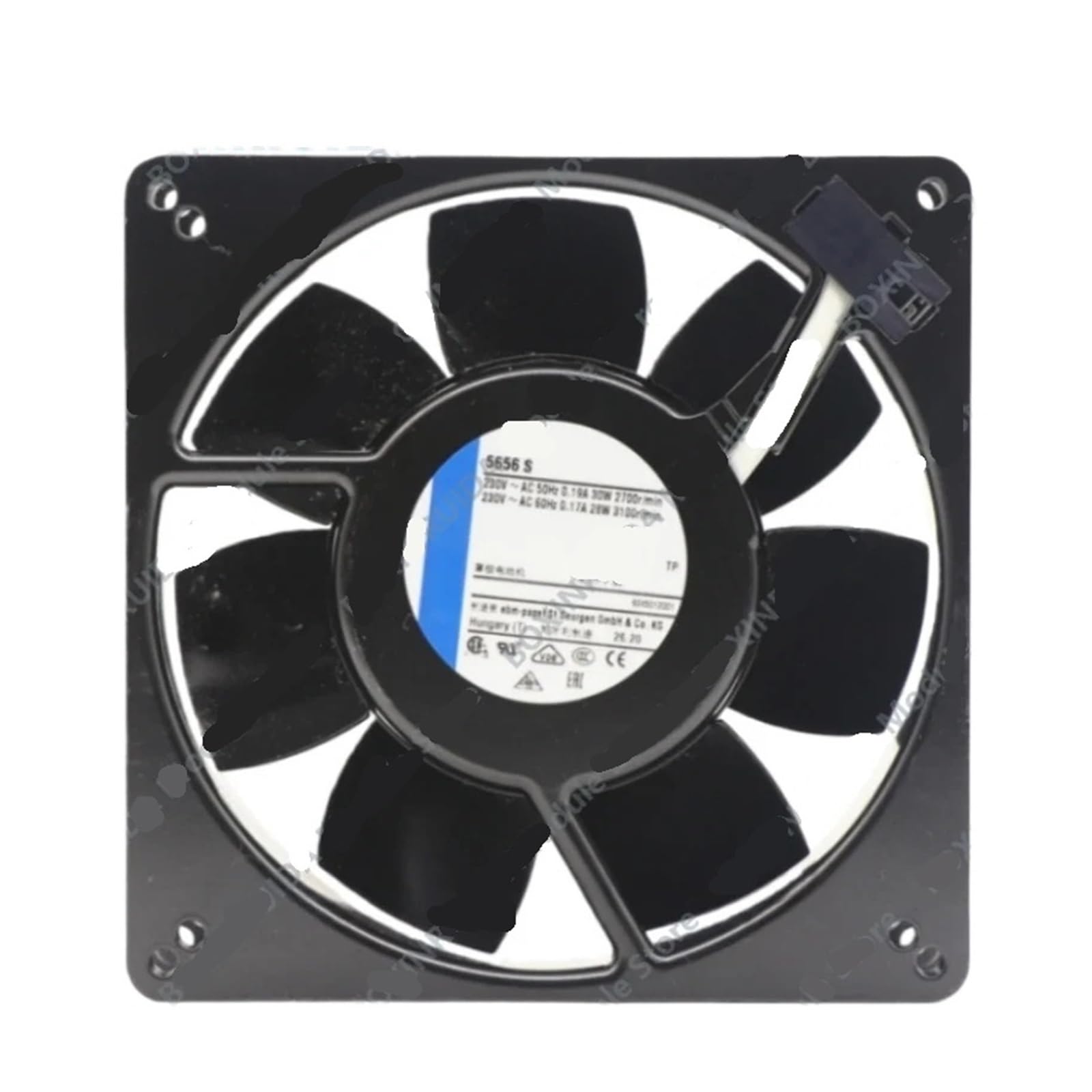 Ventilateur de refroidissement 5656S AC230V robuste avec châssis métallique 135mm
