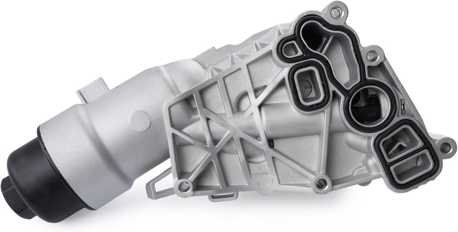 Upgrade Aluminum Engine Oil Cooler Oil Filter Housing Compatible with 2014-2023 BMW X1 X2 i8 2014-2021 Mini Cooper Clubman Countryman 1.5L 2.0L Replaces 11428585235 11428511391 11428590022