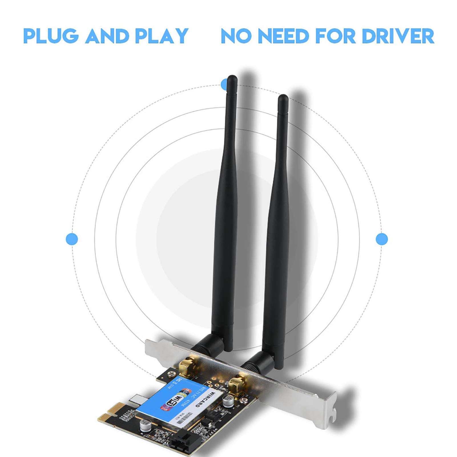 Scheda Di Rete PCIE, Scheda Di Rete PCIE 433 Mbps O Scheda Di