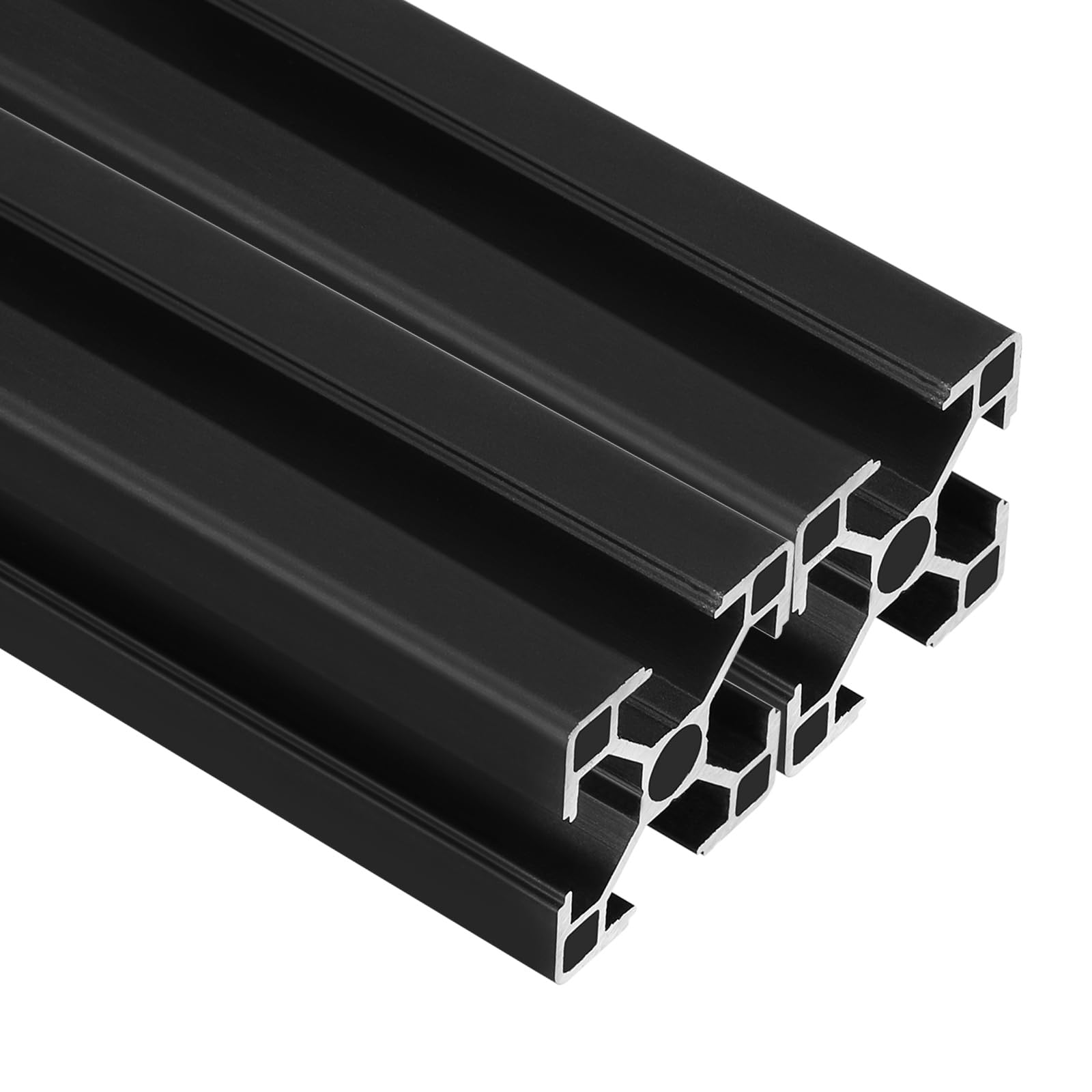 Photo 1 of uxcell 2Pcs 400mm Aluminum Extrusion Profile