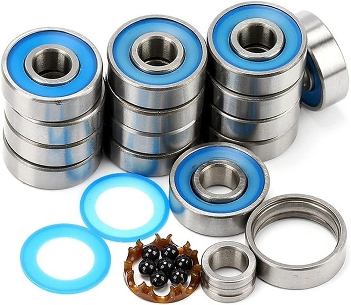 Bearings 16pcs 7 Ceramic Ball Skate Bearing 608 for Professional Inline Roller Skates Speed Skating Competition Bearing 608