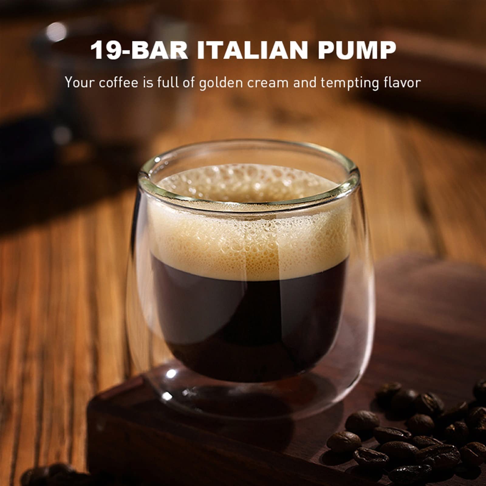 DieffematicKF Cafetera Máquina automática de café Espresso, Capuchino, café con Leche, cafetera Espresso Todo en uno con Espuma de Leche (Color : CJ-265, Size : UK)