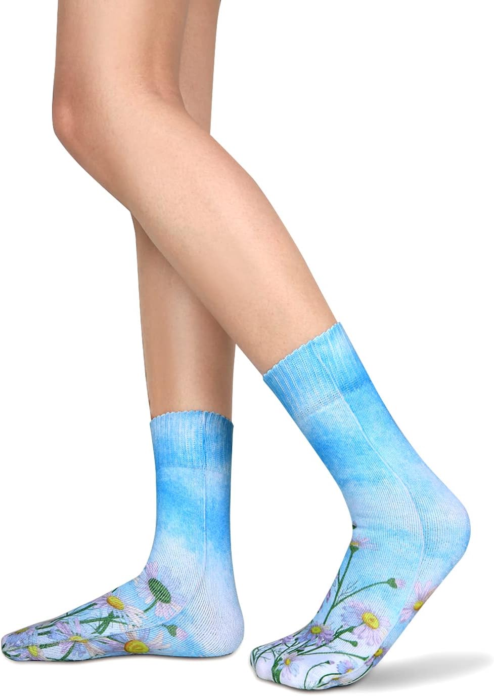 Benefeet Sox Funny Socks for Women Girls Novelty Crazy Design Patterned Casual Cotton Crew Socks Cute Ankle High Dress Sock - Image 4