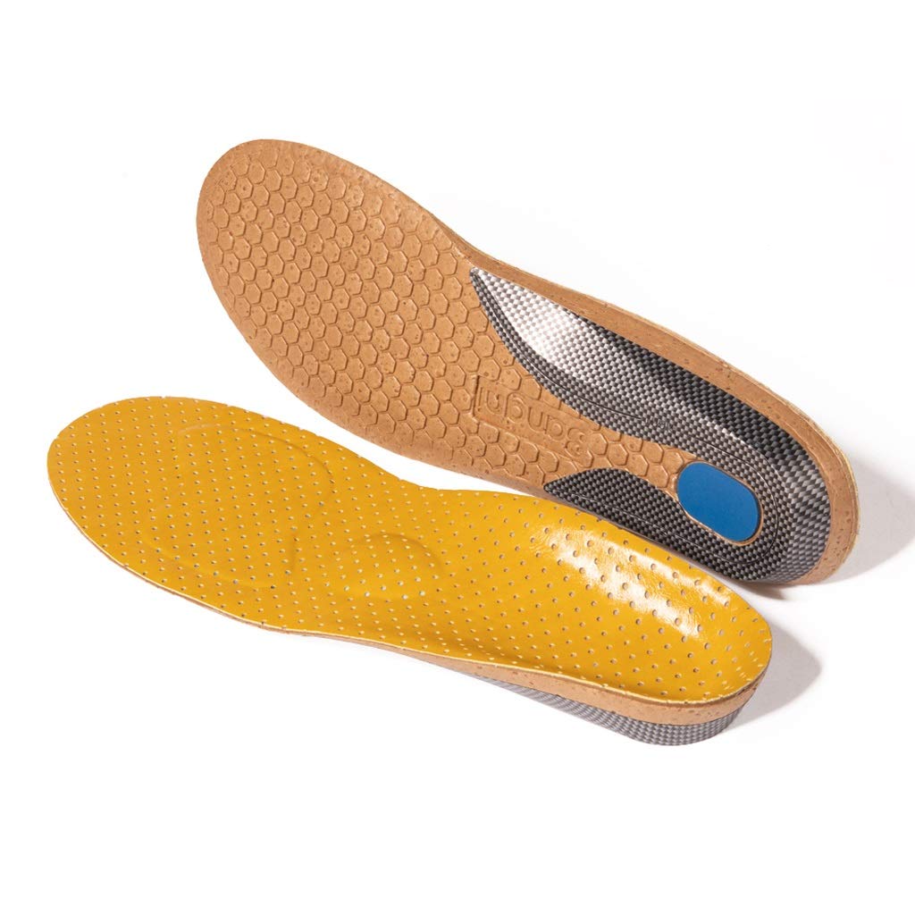 Orthopedic Insoles Flat Feet Arch Support Microfiber Leather Orthotic Insoles for Shoes Inserts Cushion for Men Women Size