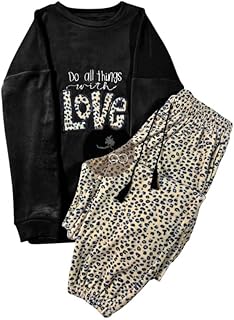 طقم بيجامة شتوي حريمي وان سايز تصميم عصري