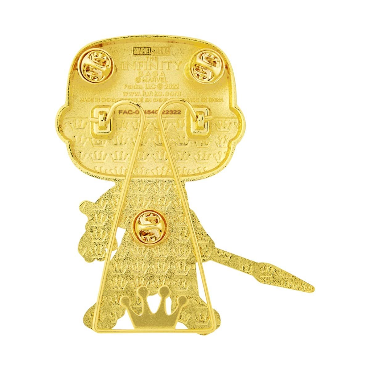 Loungefly POP! Large Enamel Pin MARVEL INFINITY SAGA: OKOYE - Okoye - Avengers Infinity War emaliowane igły - urocza broszka do kolekcjonowania - do plecaków i toreb - pomysł na prezent - dla fanów