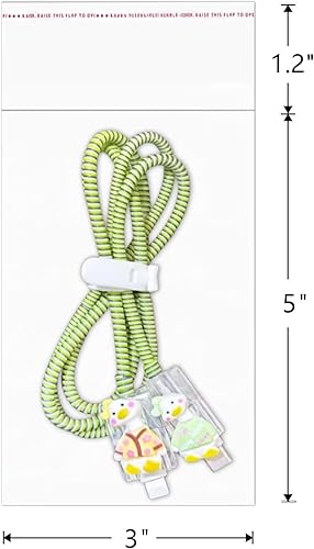 Miniatura 2 de Bolsas pequeñas de celofán transparente de 3 x 5 pulgadas, 200 bolsas de celofán resellables de 2 mil bolsas de plástico autosellantes para semillas