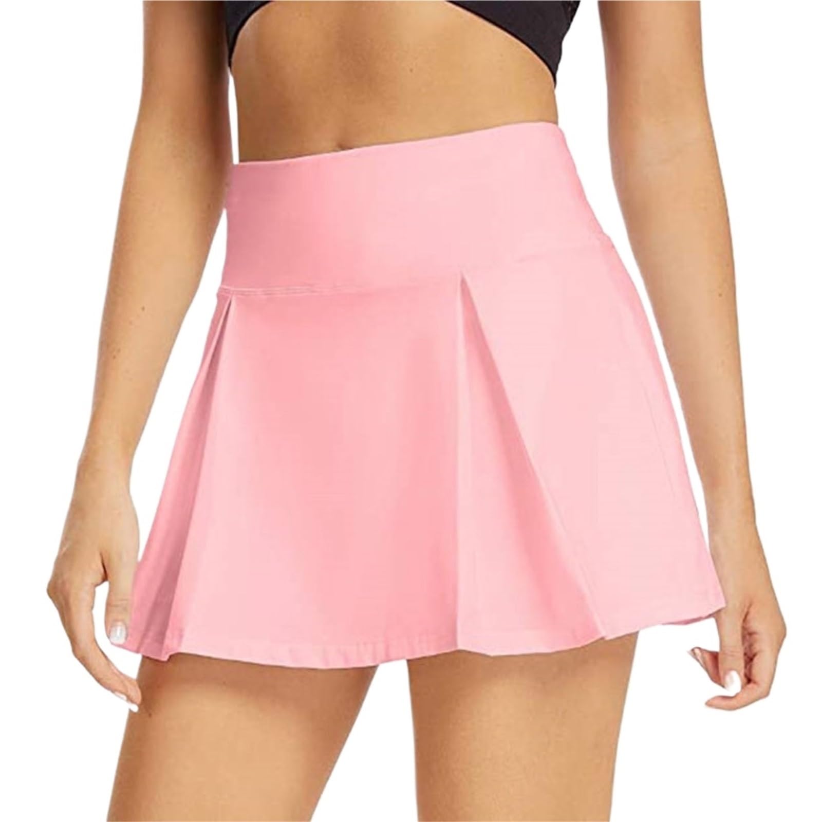 Faldas Plisadas for Mujer con Bolsillos, Falda Deportiva de Verano, Tenis Cintura elástica for para Mujer