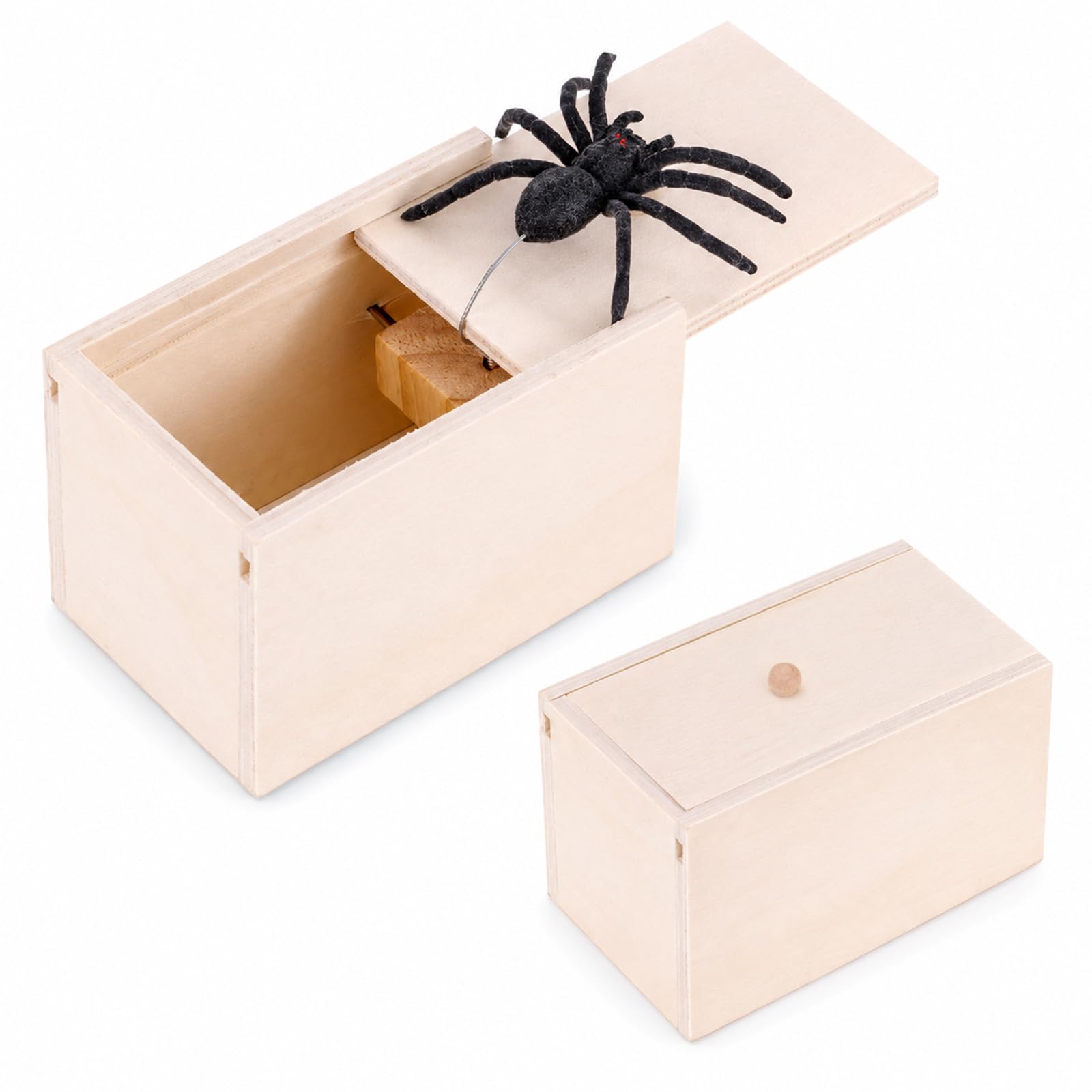 Spider Box Prank, Spider Scare Hidden In Box, Halloween Decorations Gift