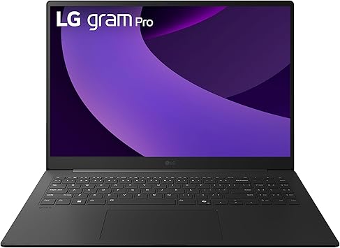 LG gram Pro 16-inch Lightweight Laptop Computer, Intel Evo Edition Powered by Intel Core Ultra7 256V Processor, Copilot+ Windows 11 Home, 16GB RAM, 1TB SSD - Metal Gray