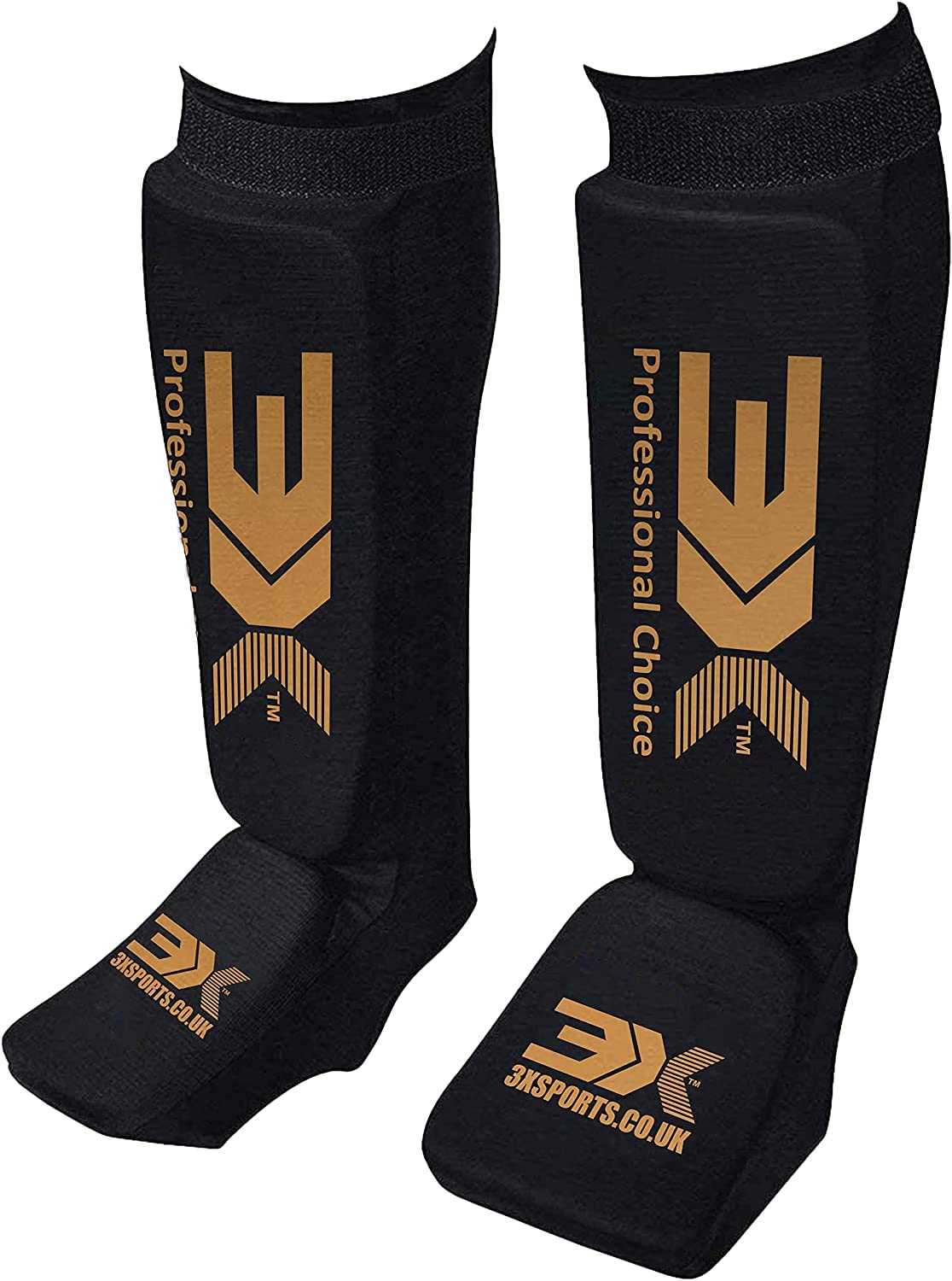 Buy 3X Sports MMA Shin Guards Men Muay Thai Instep Leg Protective Gear