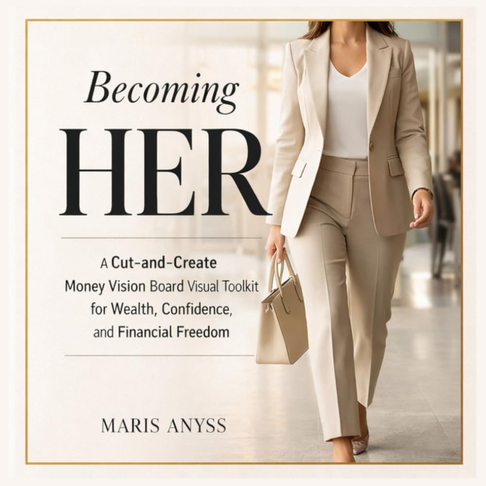 Becoming Her: A Cut-and-Create Money Vision Board Visual Toolkit for Wealth, Confidence, and Financial Freedom