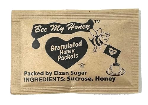 Miniatura 3 de Bee My Honey Paquetes de miel granulada pura paquetes individuales de cristal de miel (120)