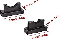 Vista 1 de Soporte de espada Soporte de sable de luz Samurai Soporte de bate de béisbol Soporte de exhibición de madera, soporte de exhibición horizontal