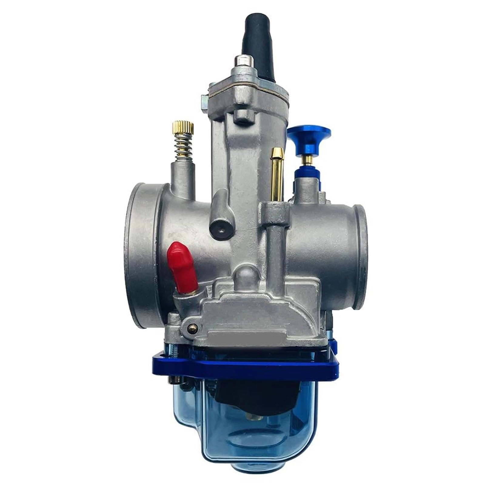 Modifica Del Coperchio Inferiore Blu Trasparente Per Il Carburatore Moto 2t 4t Tempi Per Pwk24 26 28 30 32 34mm