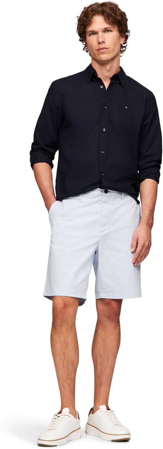 Tommy Hilfiger Men's Casual Stretch 9” Inseam Chino Shorts - Image 3