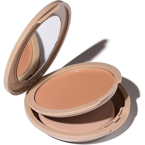Foundation by No Makeup Makeup | Conceal & Correct with Long-Lasting, Buildable Formula & Lightweight Soft Finish | Cruelty-Free, Vegan, Fragrance-Free | Almond