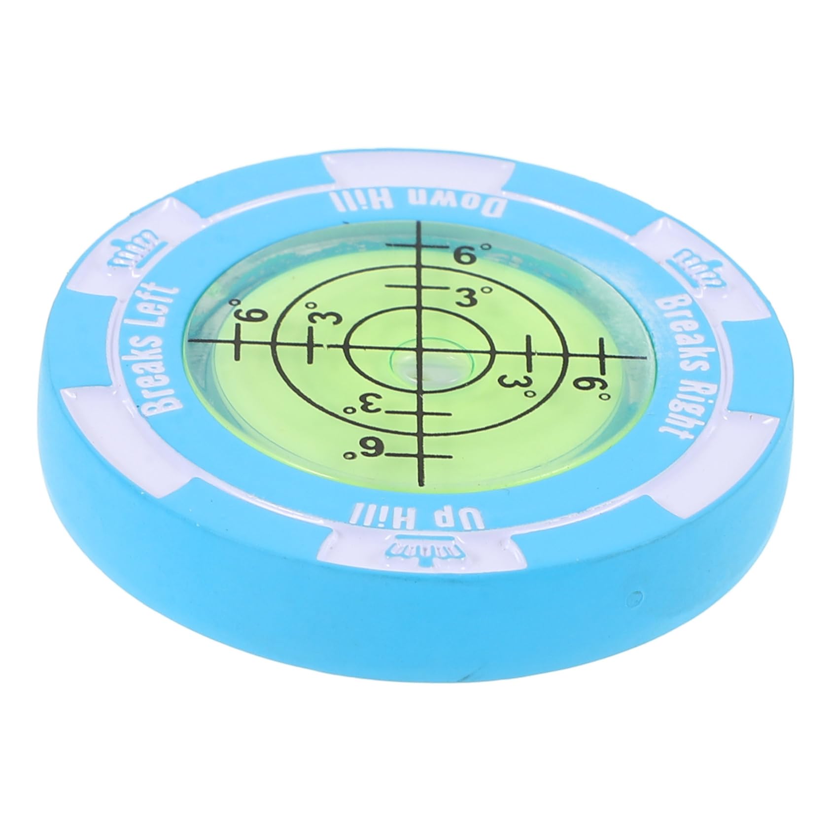 BESPORTBLE Golf Waage Golf-Putting-Hilfe Golfclubs Markierungen Golf-Divot-Tool Vorlage Zur Markierung Von Golfbällen Golf-ausrichtungsstäbe Golfzähler Ballmarker Golf Zinklegierung Sky-Blue