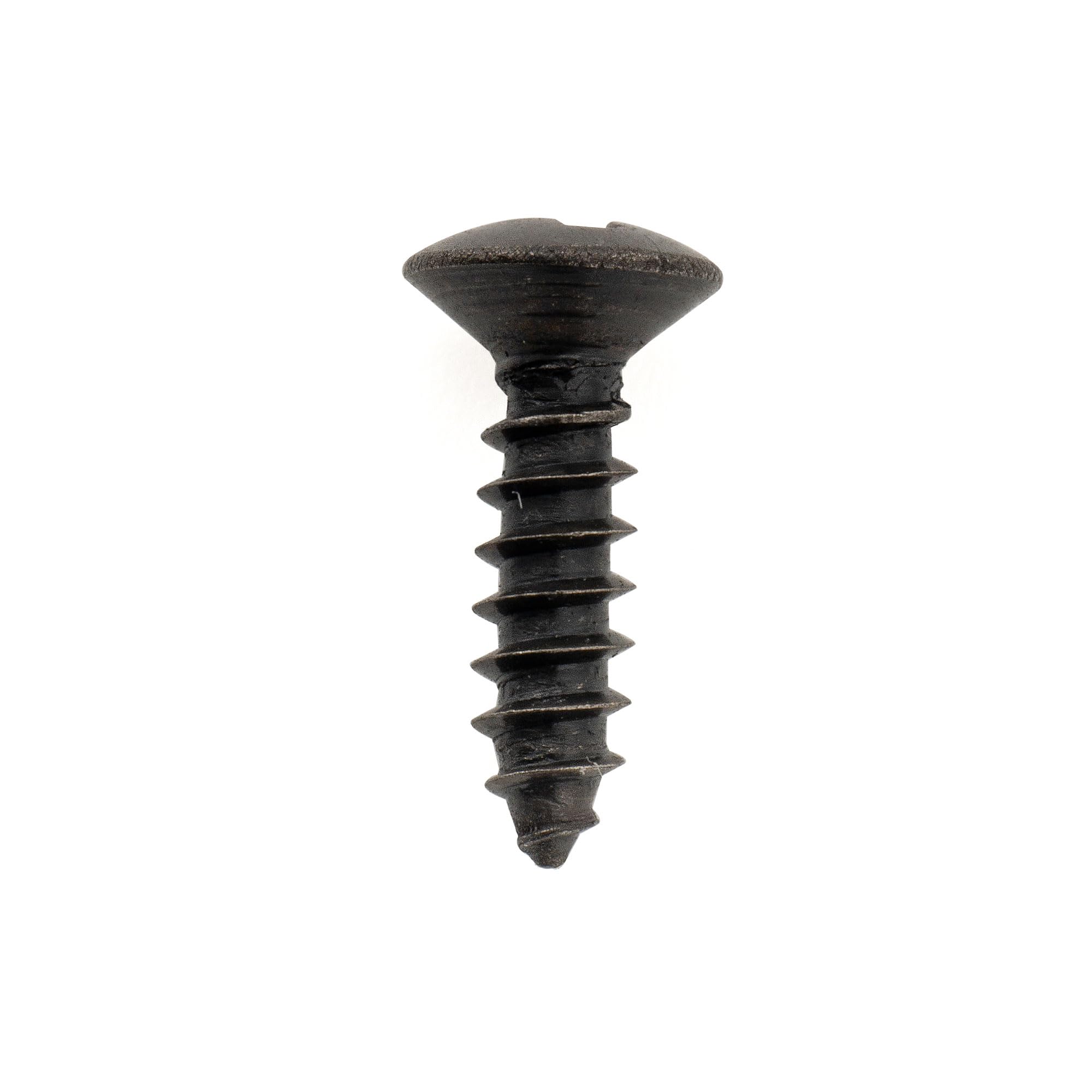 Musiclily Ultra 3x12mm Viti per Battipenna Piastra Controllo Nero 50Pezzi | Acciaio Inossidabile,Testa Svasata, per Chitarra Elettrica Squier Import o Basso