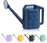 gegemaoyi 2.8L Watering Can with Long Spout & Detachable Sprinkler Head for Indoor Outdoor Plants