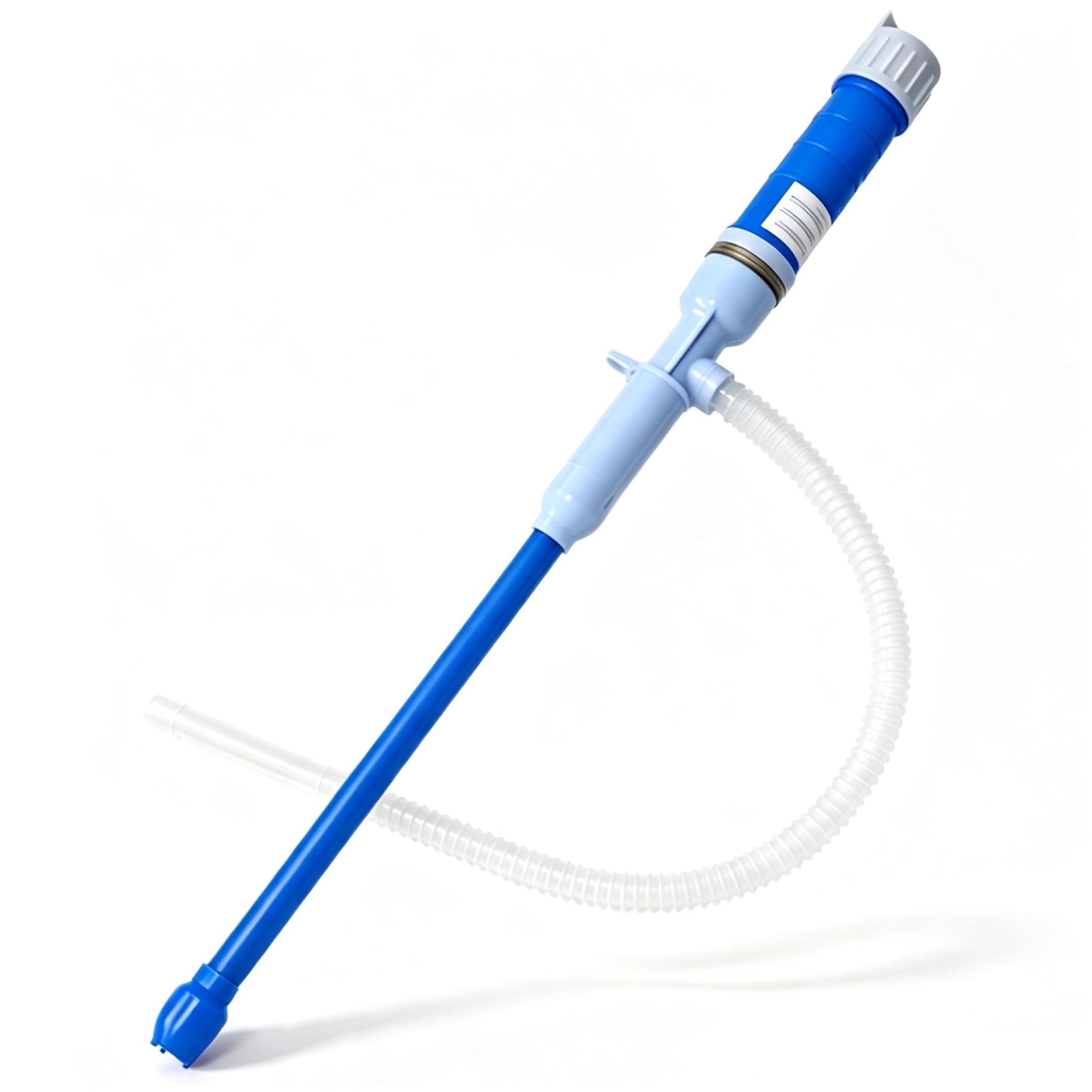 Pompa per trasferimento olio portatile con pompa dell'acqua a batteria con tubo da 22, 8 blu