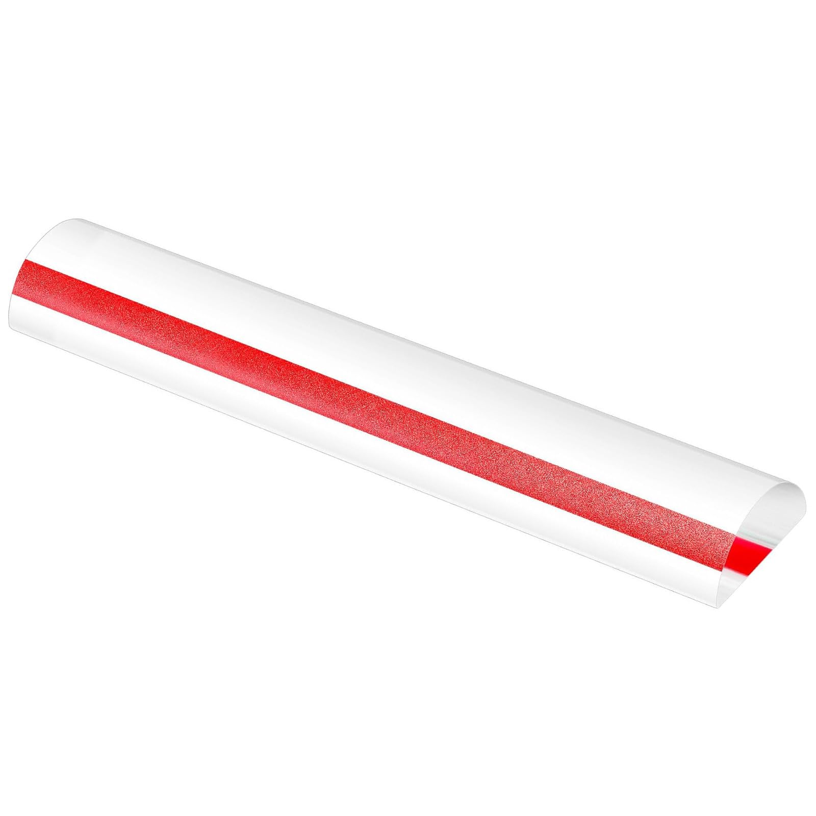 Portable 6in Magnifier Ruler with Guiding Marker Clear Acrylic Magnifier Professional Tool for Reading Small Prints Student Reading