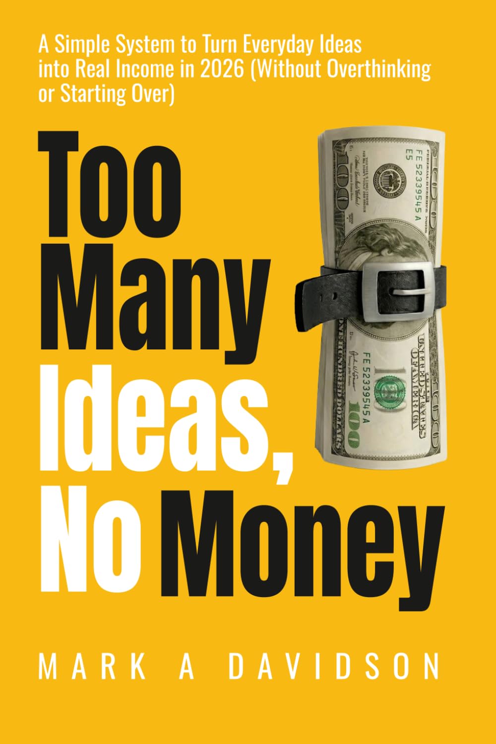 Too Many Ideas, No Money (2026 Edition): A Simple System to Turn Everyday Ideas into Real Income in 2026