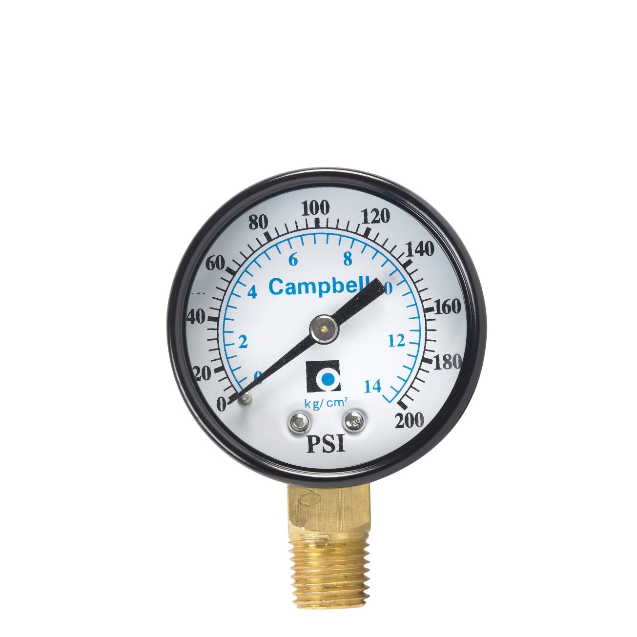 Campbell Pressure Gauge 0-200 LF MfrPartNo PG2T-NL