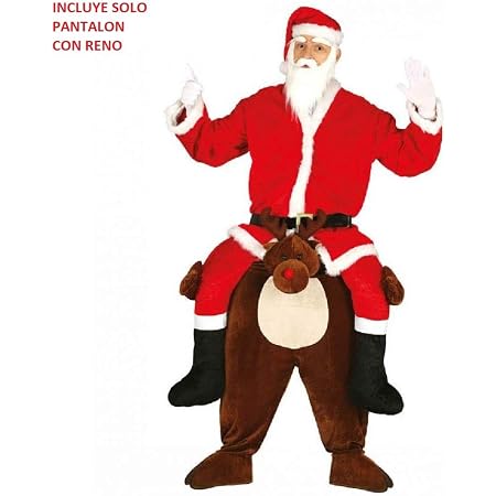 Guirca Costume Renna Trasporta Babbo Natale Adulto, Colore Rosso e Marrone,  41640 : Amazon.it: Abbigliamento